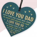 I Love You Dad Gift For Fathers Day Birthday From Daughter Son