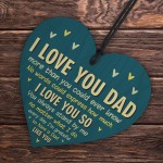 I Love You Dad Gift For Fathers Day Birthday From Daughter Son