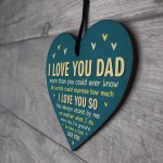 I Love You Dad Gift For Fathers Day Birthday From Daughter Son