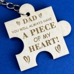 Dad Gift Engraved Keyring Birthday Fathers Day Gift For Dad