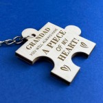 Grandad Gift Engraved Keyring Birthday Fathers Day Gift For Him