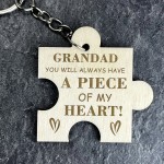 Grandad Gift Engraved Keyring Birthday Fathers Day Gift For Him