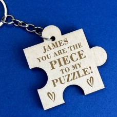 Personalised Engraved Keyring For Him Her Anniversary Gift