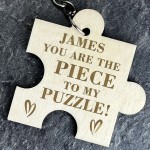 Personalised Engraved Keyring For Him Her Anniversary Gift