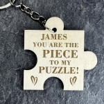 Personalised Engraved Keyring For Him Her Anniversary Gift