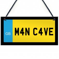 Man Cave Sign Hanging Wall Sign Shed Sign Gift For Dad Uncle