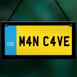 Man Cave Sign Hanging Wall Sign Shed Sign Gift For Dad Uncle