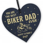 Motorbike Biker Bike Gift Fathers Day Gift for Dad Daddy Heart