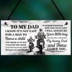 Novelty Motorbike Motorcyle Sign Biker Gift For Dad Fathers Day