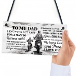 Novelty Motorbike Motorcyle Sign Biker Gift For Dad Fathers Day