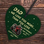 Funny Fathers Day Gift For Dad Biker Motorbike Sign Love You