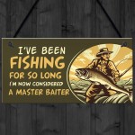 Funny Joke Fishing Sign Fishing Gift Fishing Accessories Shed