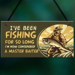 Funny Joke Fishing Sign Fishing Gift Fishing Accessories Shed