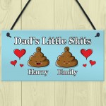 Personalised Funny Dad Sign Gift From Daughter Son Novelty