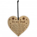 Novelty Gift For Dad For Birthday Christmas Engraved Heart Daddy