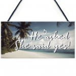 Engagement Gift For Couple Daughter Son He Asked She Said Yes