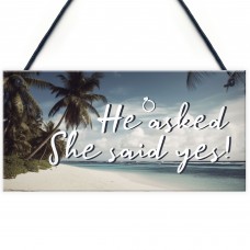 Engagement Gift For Couple Daughter Son He Asked She Said Yes