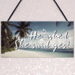 Engagement Gift For Couple Daughter Son He Asked She Said Yes