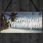 Engagement Gift For Couple Daughter Son He Asked She Said Yes