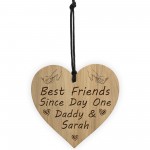 Personalised Best Friend Gift For Dad Birthday Christmas Heart