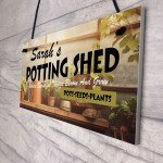 PERSONALISED Potting Shed Sign Greenhouse Sign For Garden