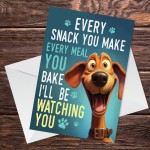 Funny Card From The Dog Birthday Card For Dog Lover Novelty