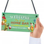 Home Bar Welcome Sign Funny Bar Accessories For Home Pub