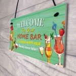 Home Bar Welcome Sign Funny Bar Accessories For Home Pub