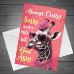 Funny Birthday Cards For Women Her Novelty Card For Best Friend
