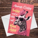 Funny Birthday Cards For Women Her Novelty Card For Best Friend
