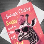 Funny Birthday Cards For Women Her Novelty Card For Best Friend