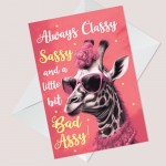 Funny Birthday Cards For Women Her Novelty Card For Best Friend