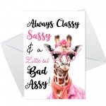 Funny Birthday Cards For Her Best Friend Sister Novelty Birthday