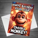 Birthday Card For Mum or Dad Funny Card From Daughter Son Cards 