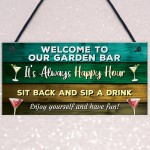 Colourful Garden Sign Home Bar Garden Signs And Plaques Funny