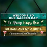 Colourful Garden Sign Home Bar Garden Signs And Plaques Funny