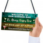 Colourful Garden Sign Home Bar Garden Signs And Plaques Funny