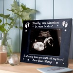 Daddy To Be Gift From Bump Wood Photo Frame Daddy To Be