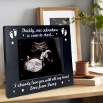 Daddy To Be Gift From Bump Wood Photo Frame Daddy To Be