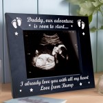 Daddy To Be Gift From Bump Wood Photo Frame Daddy To Be