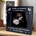 Daddy To Be Gift From Bump Wood Photo Frame Daddy To Be