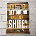 Bar Sign For Home Bar Garden Signs Hanging Sign FUNNY Alcohol