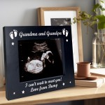 Gift For Grandma And Grandpa Wood Photo Frame Gift From Bump