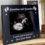 Gift For Grandma And Grandpa Wood Photo Frame Gift From Bump