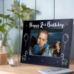 2nd Birthday Gift For Son Brother Grandson Wood Photo Frame