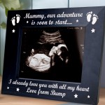 Mummy To Be Gift From Bump Wood Photo Frame Mummy To Be Birthday