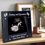 Gift For Nanny And Grandad Wood Photo Frame Gift From Bump Baby