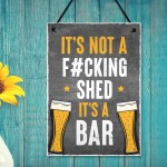 Bar Sign Shed Sign Funny Home Bar Sign Garden Shed Garage