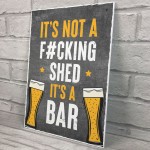 Bar Sign Shed Sign Funny Home Bar Sign Garden Shed Garage