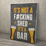 Bar Sign Shed Sign Funny Home Bar Sign Garden Shed Garage